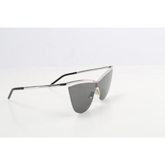 Saint Laurent SL249 002 Silver Metal Cat Eye Sunglasses Designer Luxury main image 12